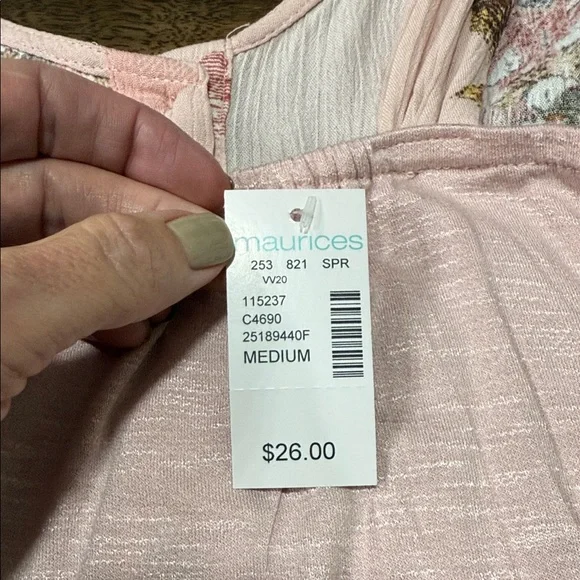 Maurice’s Floral Button-Down Women’s Top - BNWT - Picture 3 of 4